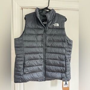 north face women's aconcagua vest vanadis grey